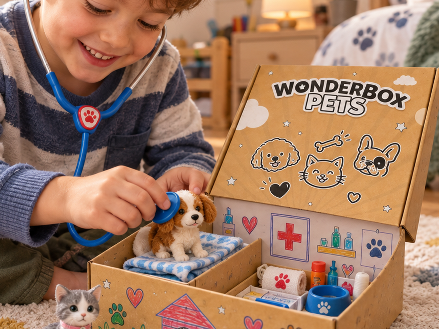 Misión 02 de WONDERBOX PETS: CLÍNICA VETERINARIA